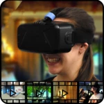 3d vr video player hd 360 android application logo